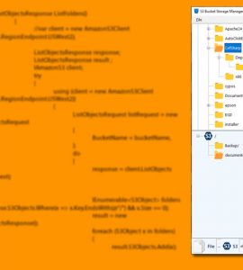 Manage objects in AWS S3 Buckets in C#